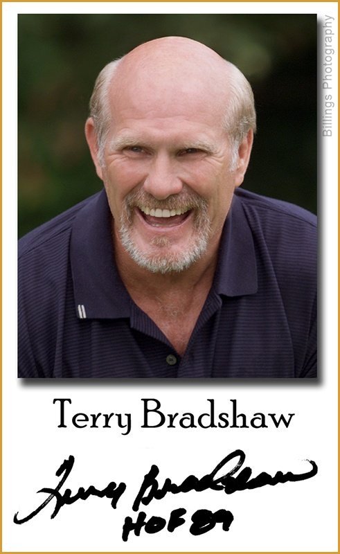 3 Terry Bradshaw Sig Cards
