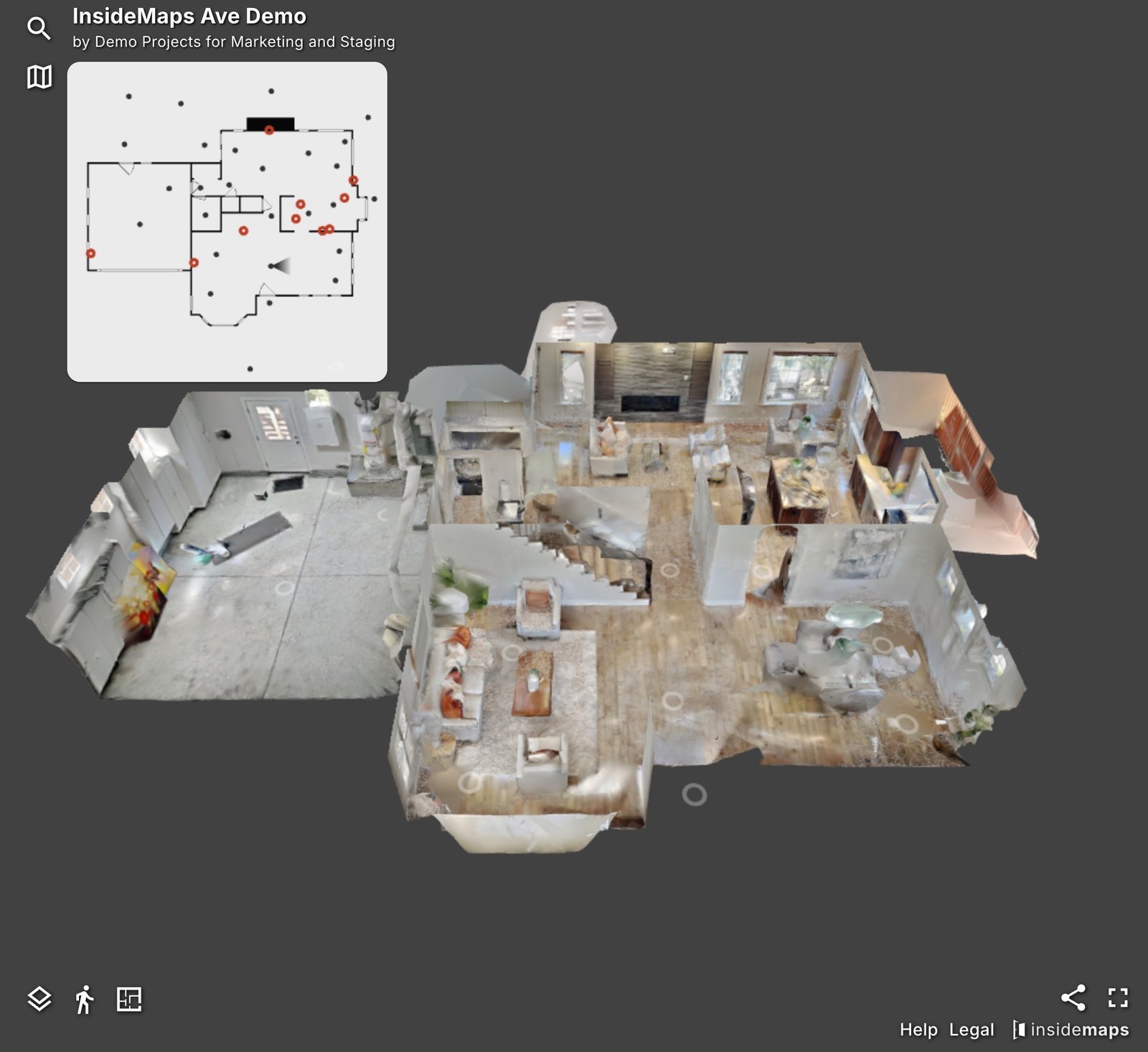 InsideMaps Dollhouse View