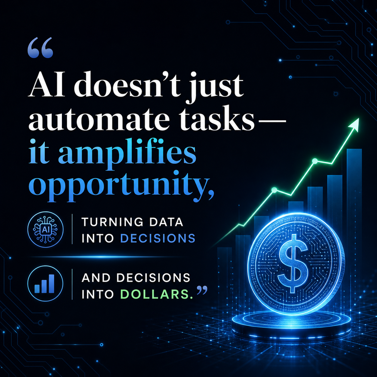 AI doesn't just automate tasks