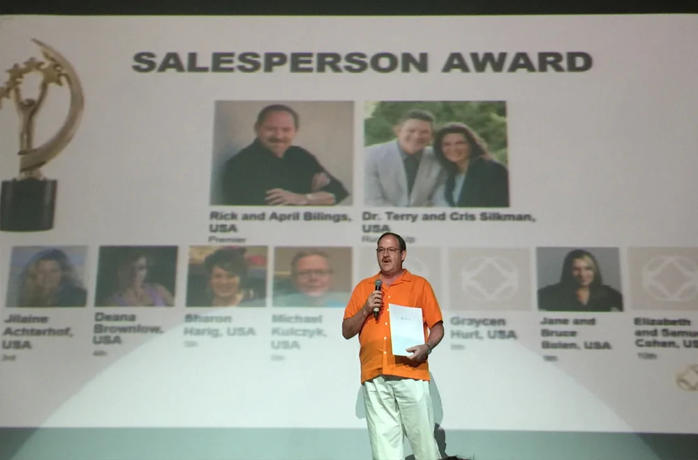 About Rick Billings_Salesperson of the year in 2017