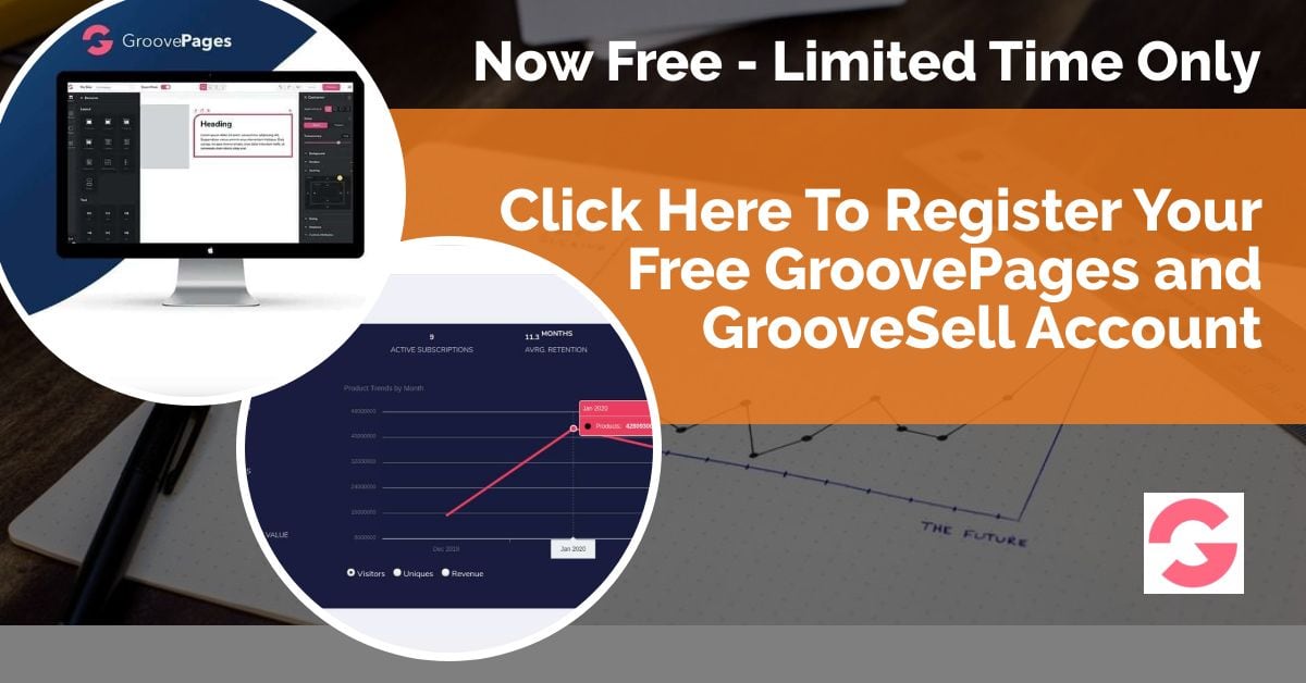 Create a Free GroovePages and GrooveSell Account Glossy