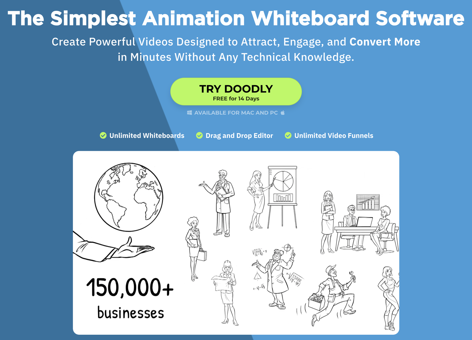 Doodly - Simplest Animation Whiteboard Software