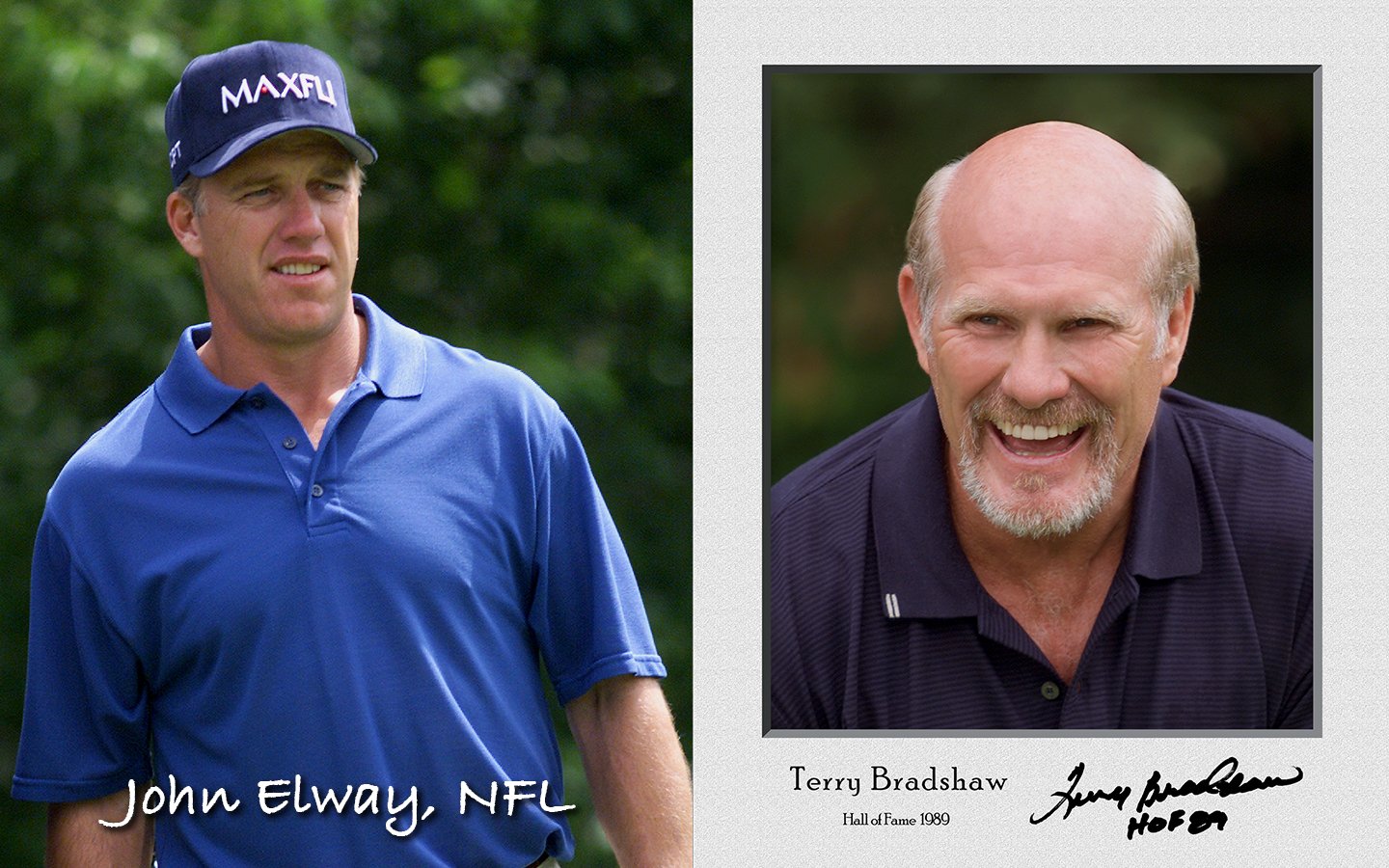 John Elway & Terry Bradshaw