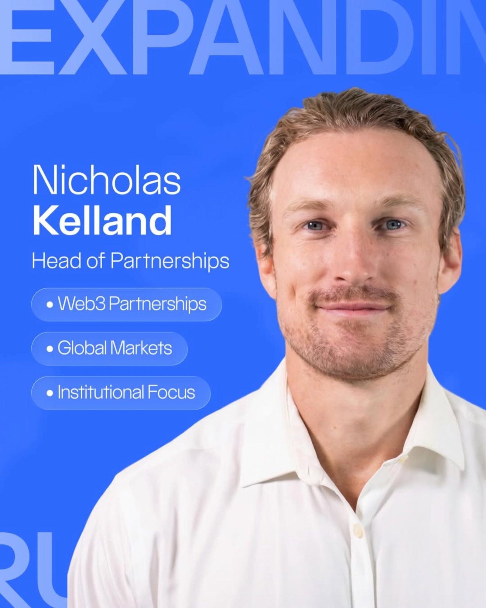 Nicholas Kelland - Head of Partnerships