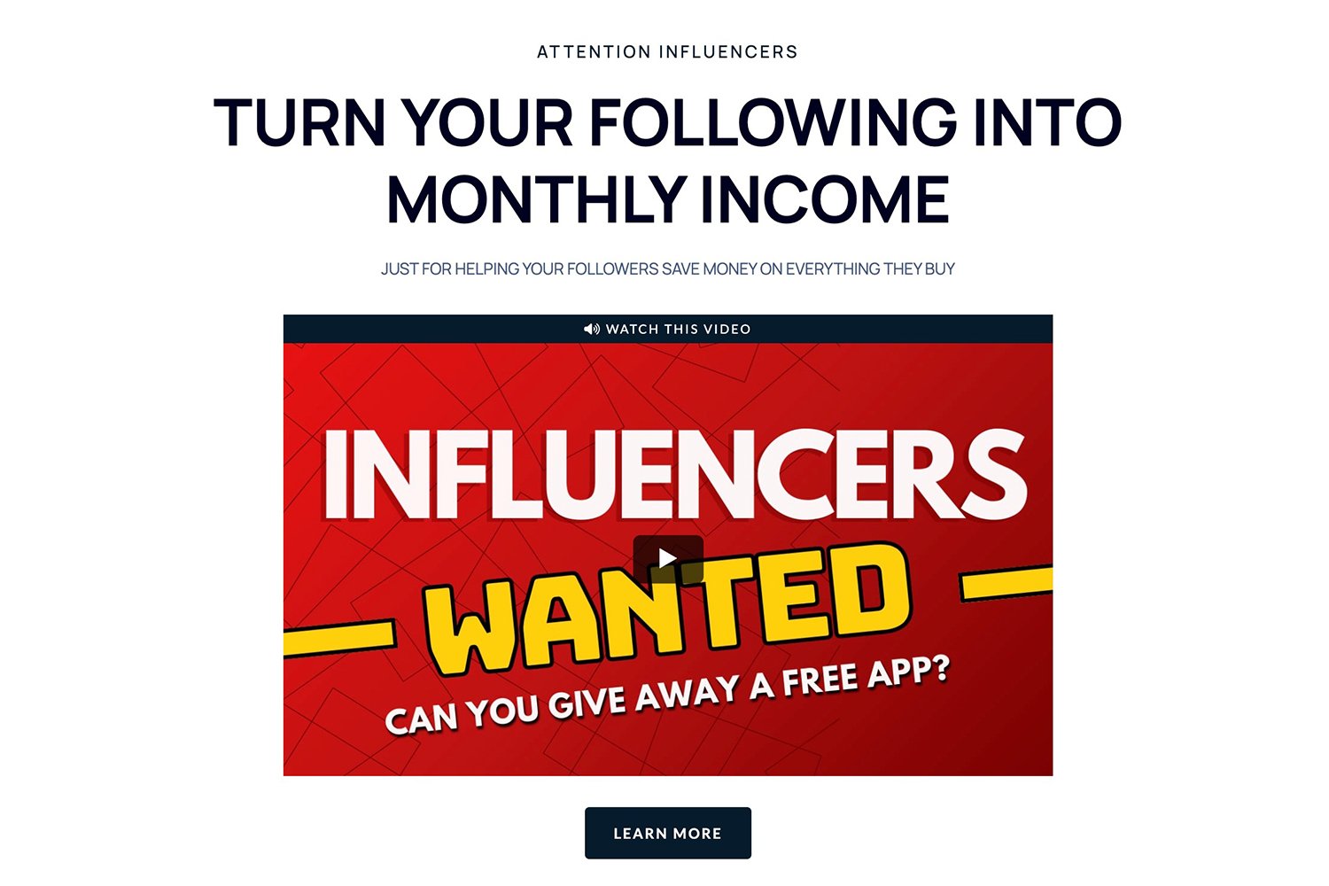 Save Club Attention Influencers
