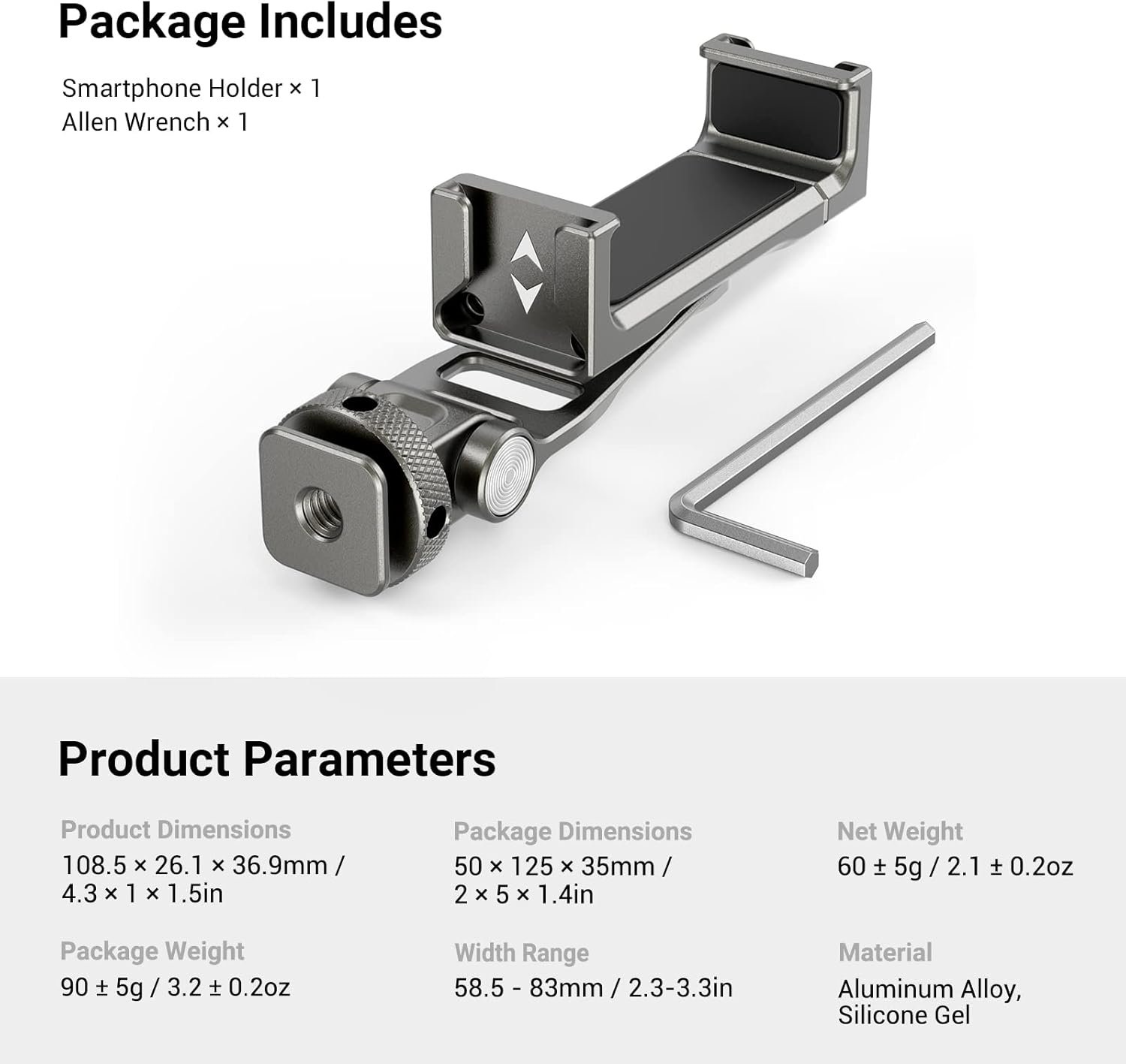 SmallRIg Phone Mount 3