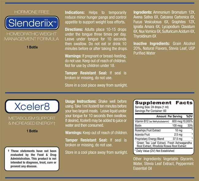 ariix slenderiix & xceler8 label