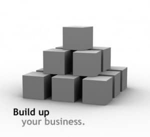 build a business to get rich