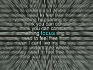focus to overcome fear and get rich