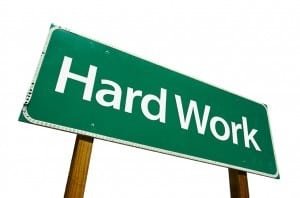 get rich by hard work get rich by hard work