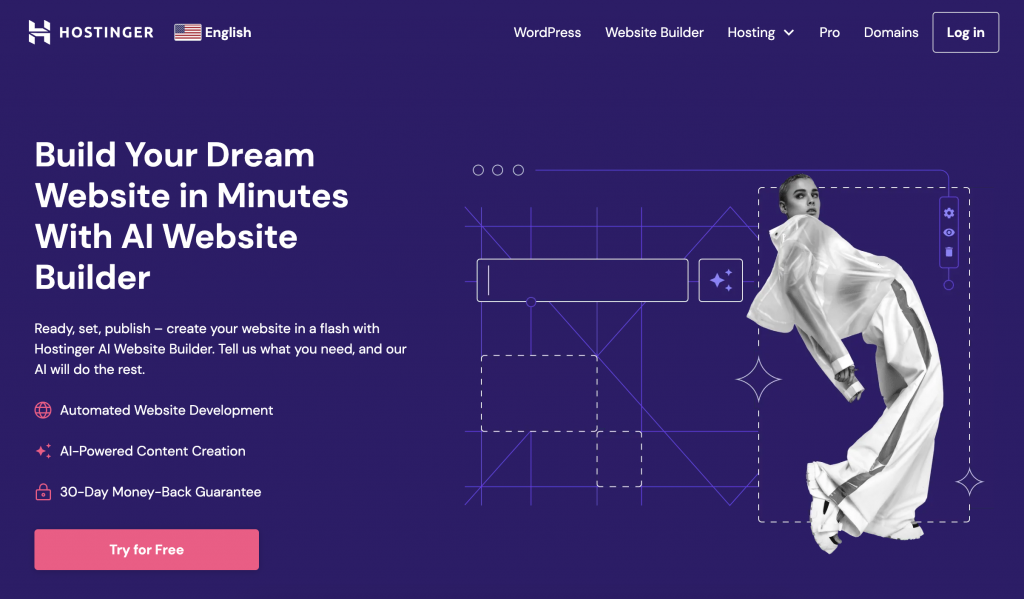 hostinger-ai-website-builder-landing-page