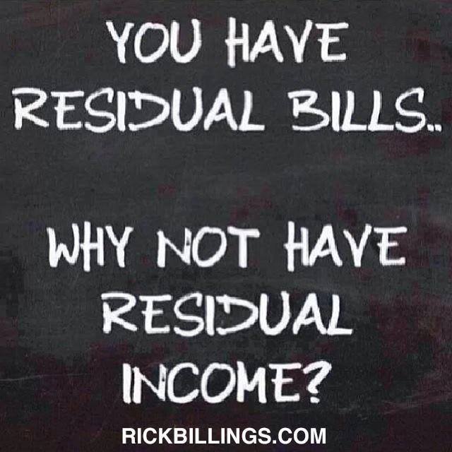 you have residual bills
